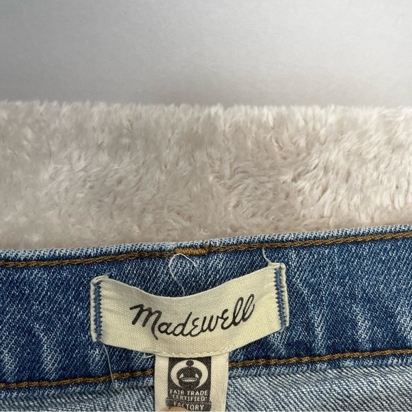 Madewell The Mid Rise Perfect Vintage Jean size 29 Distressing 10” rise - Picture 11 of 14